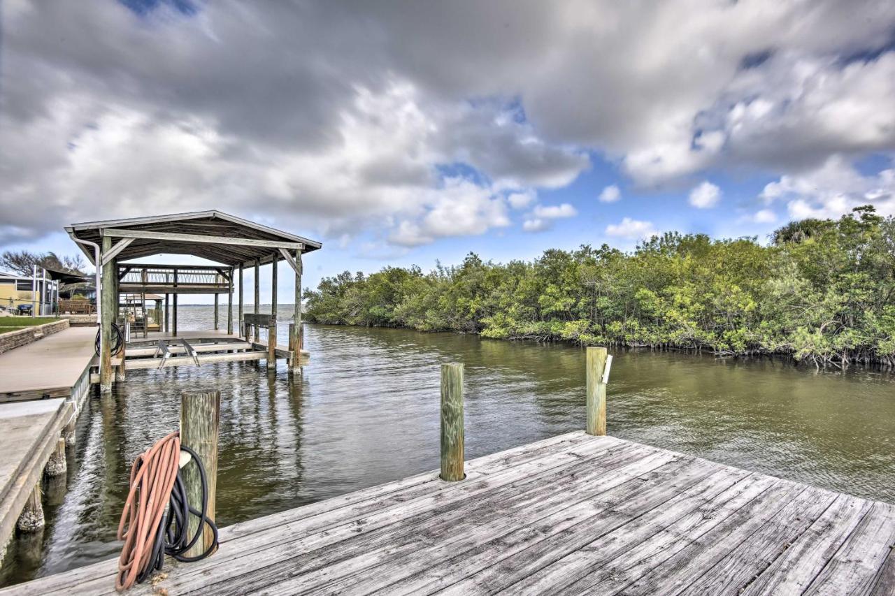 Merritt Island Home With Boat Dock On Canal Front! Exteriör bild